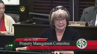 Property Management Committee - July 30, 2026
