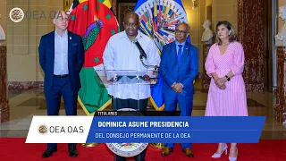 OAS News: Dominica assumes the Chair of the OAS Permanent Council. July 10, 2026.