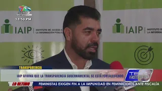 IAIP afirma que la transparencia gubernamental se está fortaleciendo