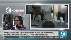 OABI enfrenta demanda de L.90 millones, señala su directora Elizabeth Rodríguez.