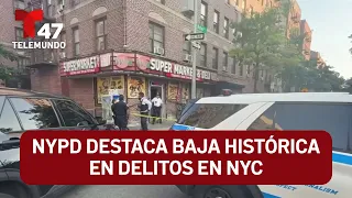 NYPD highlights historic drop in crime in NYC