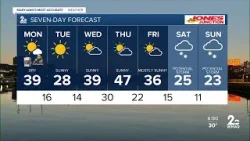 WMAR-2 News Dylan Robichaud Sunday night weather