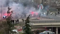 Dolazak predsednika Vučića u Arenu uz pratnju bajkera