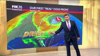 Wednesday AM OrlandoForecast: First drier, cooler weekend of Fall