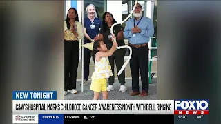 Children’s and Women’s Hospital marks Childhood Cancer Awareness Month with bell ringing