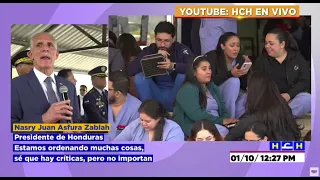 Presidente Asfura confirma compra de hospital y pide a médicos retomar atenciones