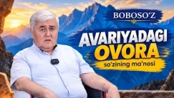 Avariyadagi ovora so'zining ma'nosi | BOBOSO'Z (10.10.2026)