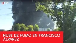 INCENDIO en FRANCISCO ÁLVAREZ: 25 dotaciones de BOMBEROS rumbo al LUGAR INCENDIO en FRANCISCO ÁLVAREZ: 25 dotaciones de BOMBEROS rumbo al LUGAR