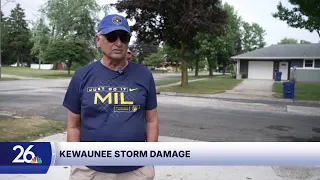 Kewaunee residents relieved after Monday storms, though damage still felt across area
