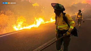 Bosbrand Zuid-Spanje: zeker 12 doden, lichamen gevonden in uitgebrande auto's | RTL Nieuws