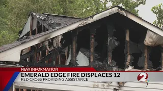 Emerald Edge fire displaces 12 residents
