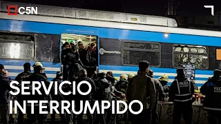 TRAGEDY ON THE SARMIENTO TRAIN: WOMAN STRUCK IN LINIERS