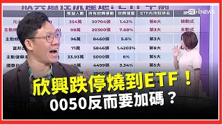 欣興跌停燒到百萬ETF族！0050手握逾3萬張、00981A持股比重破7% 欣興從熱門股變「火藥庫」？林昌興反喊：0050反而可以加碼｜三立財經iNEWS