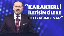 TRT Director General Mehmet Zahid Sobacı at the 12th TRT Future Communicators Competition Awards ...