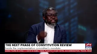The next phase of constitution review: This is not a one party project - Oliver Barker-Vormawor.