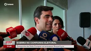 Election campaign war: João Campos's campaign to sue Raquel Lyra