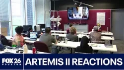 Участники онлайн-трансляции запуска миссии «Артемида II» делятся своими впечатлениями.