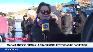 Despite the bad weather, Magallanes kept the tradition alive and paid tribute to Saint Peter