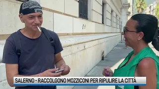 Salerno, strade libere da mozziconi per restituire il decoro urbano
