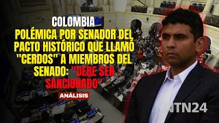 A GRITOS: senador del Pacto Histórico llama "CERDOS" a miembros del Senado: "Debe ser sancionado"