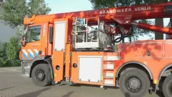 Brand in Panningen, Lidl uit voorzorg ontruimd