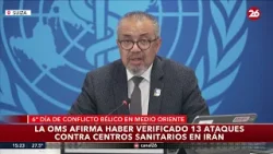 ? ALERTA SANITARIA | La OMS investiga 13 ataques contra la infraestructura de salud en Irán