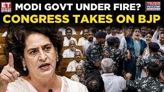 Monsoon Session Fallout: Priyanka Gandhi Warns Centre Over FIR Vow, Targets Police Action | ET Now