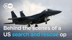 How do US forces stage search and rescue operations in active war zones? | DW News