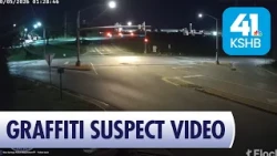 Blue Springs Police Release Video of 'Jesus saves' Graffiti Suspect