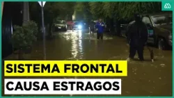 Los estragos del sistema frontal
