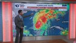 Tracking the Tropics: Hurricane Isaias moves through the Gulf