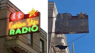 SF Chinatown's historic Golden Star Radio sign restored back to life after over 60 years