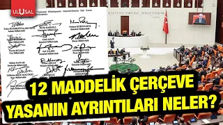 What are the details of the 12-article framework law? Who will be excluded? | Reported by Emre Can