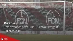 Kurzpass: Totalversagen beim Club - Kleeblatt verlässt Tabellenende