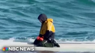 Teen rescued after days stranded in the waters off Alaska
