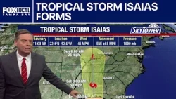 Hurricane watch issued ahead of Isaias