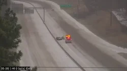 Driver Slides off I 440 near Capital Blvd in Raleigh