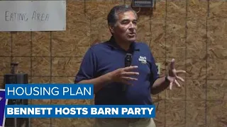 Rick Bennett hosts barn party, outlines Maine affordability plan