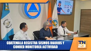 Guatemala records daily earthquakes and CONRED monitors activity