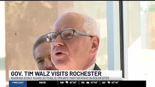 Gov. Tim Walz visits Rochester Destination Medical Center
