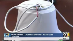 Old equipment causing significant water loss