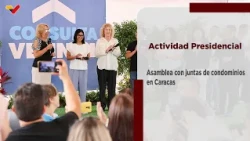 President Delcy Rodríguez leads assembly with condo boards in Caracas following Popular Consultation