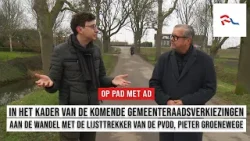 Op Pad Met Ad en de lijsttrekker van de Partij voor de Dieren, Pieter Groenewege