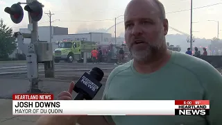 Du Quoin mayor speaks on large fire affecting businesses