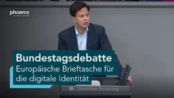 Bundestag, 102. Sitzung: Debatte über die Europäische Brieftasche für digitale Identität | 15.10.26