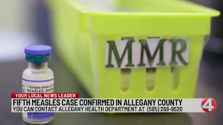 Fifth measles case confirmed in Allegany County
