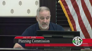 Planning Commission Committee - July 27, 2026