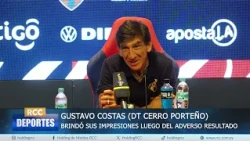 GUSTAVO COSTAS SPOKE AFTER CERRO PORTEÑO'S DEFEAT TO 2 DE MAYO