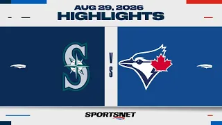 MLB Highlights | Mariners vs. Blue Jays - August 29, 2026