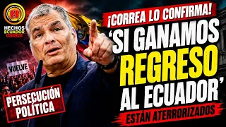 ¡SIN FILTROS! 💥 CORREA DESA FÍA A SUS OPOSITORES: "GANAMOS LAS ELECCIONES Y REGRESO"